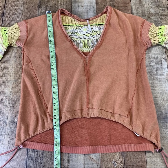 Free People Reminiscent Sweater In Terracotta Pullover Knit Crochet Boho
Size S - Picture 14 of 14